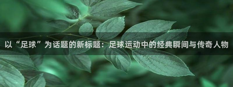 一竞技官网下载平台注册流程视频：以“足球”为话题的新