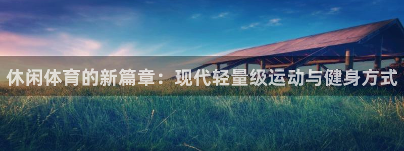 一竞技平台怎么样：休闲体育的新篇章：